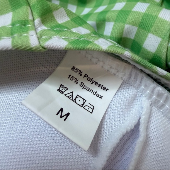 NWT Retro Stage Green and White One Piece Bathing Suiy Size Medium - Picture 13 of 14